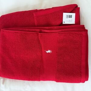The Polo Towel, RL 2000 Red (2 towels)